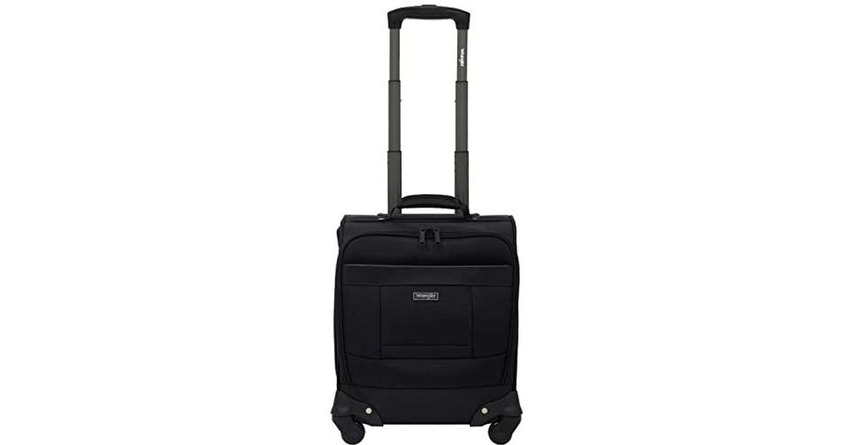Wrangler 15" 4wheel Spinner Underseat Carryon Luggage With Side Usb