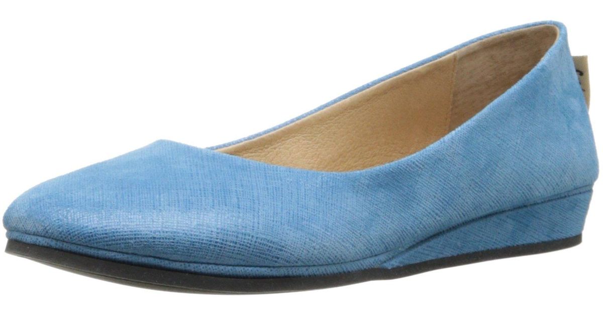 French Sole French Sole Zeppa Slip On Shoes in Turquoise (Blue) Lyst
