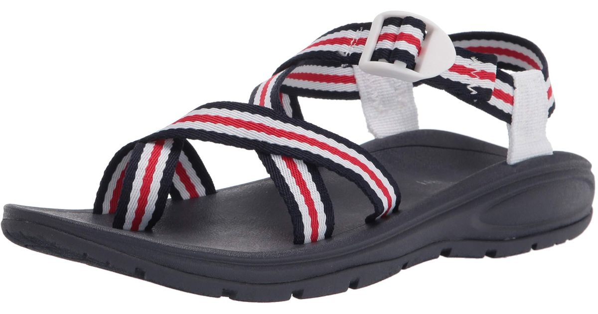 Madden Girl Sun Sandal in Blue/Red (Blue) Save 50 Lyst