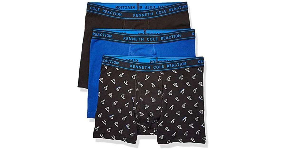 Multipack & Single Kenneth Cole REACTION Mens Underwear Cotton Spandex Boxer Brief
