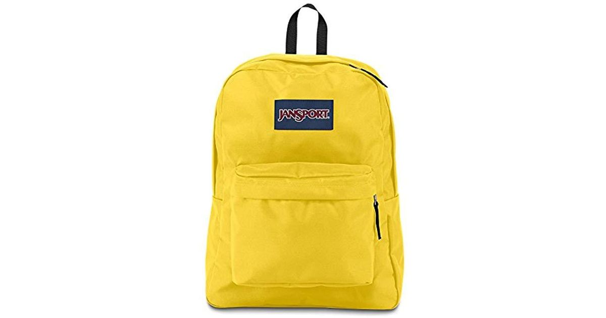 jansport superbreak yellow