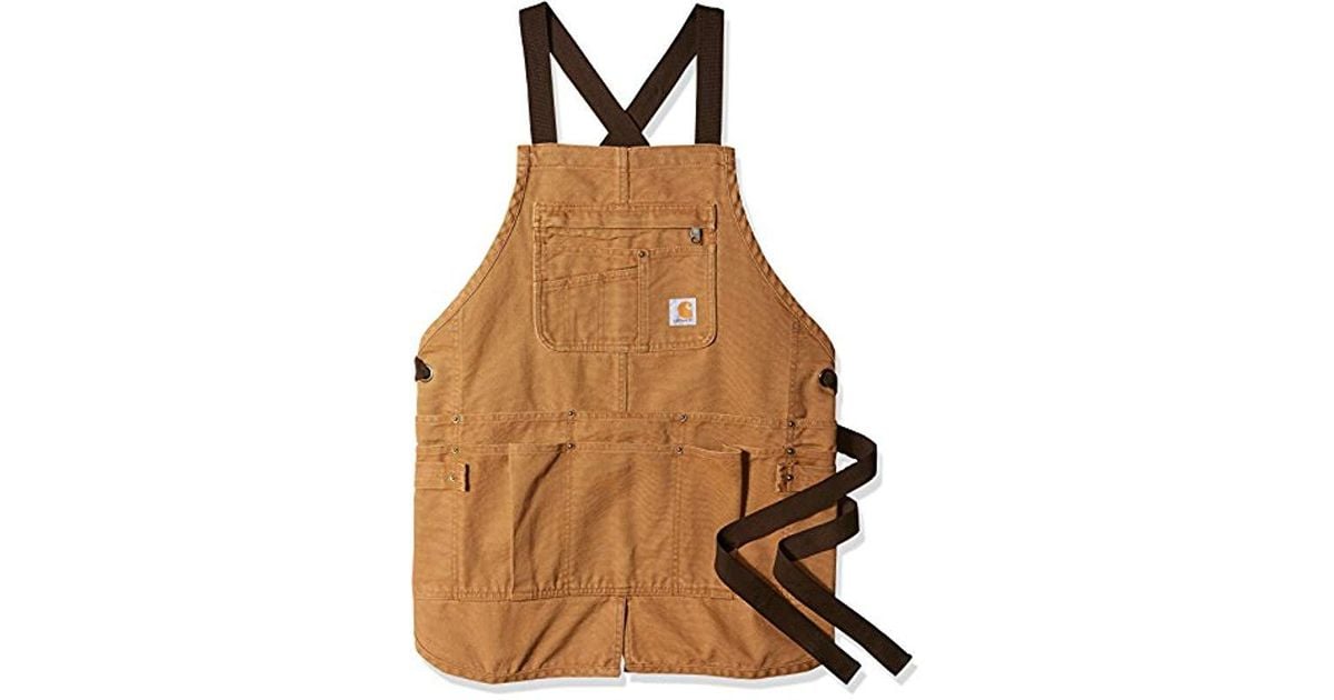 Carhartt Cotton 103033 Weathered Duck Wildwood Apron in Brown Lyst