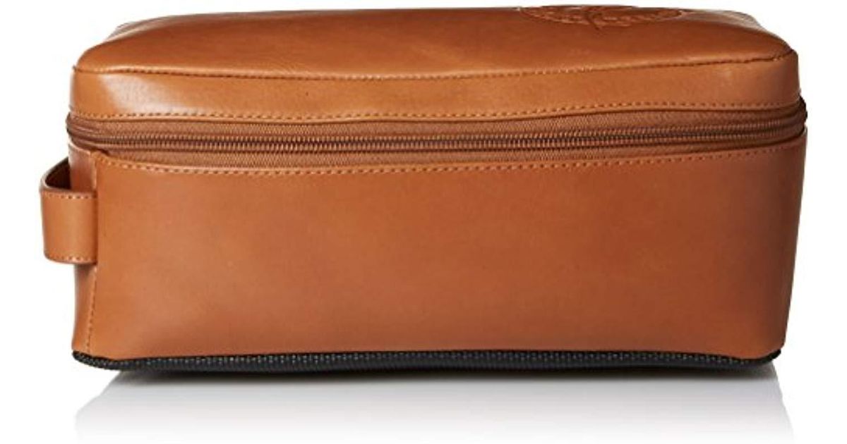 Tommy Bahama Leather Travel Dopp Kit in 