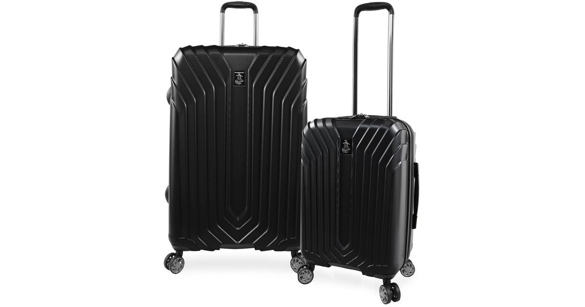 Original Penguin Blake 2pc Spinner Luggage Set in Black | Lyst