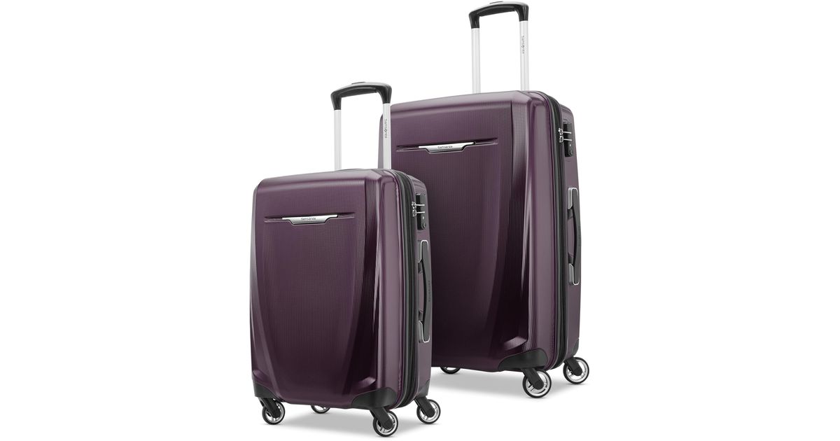 Samsonite Winfield 3 Dlx Hardside Luggage With Spinner Wheels in Purple Lyst UK