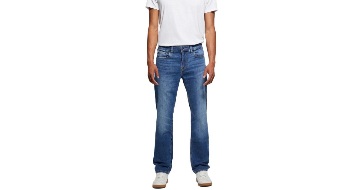 Guess Eco Angels Straight Jean In Blue For Men