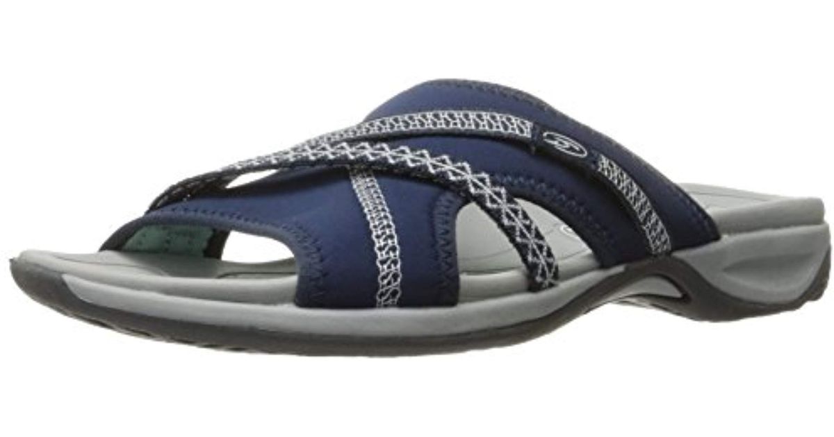 Dr. Scholls Dr. Scholl's Pacific Slide Sandal in Blue Lyst