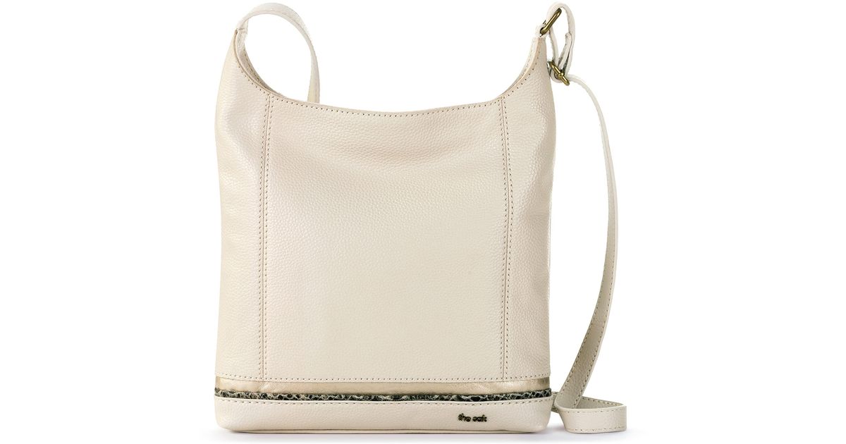 The Sak De Young Crossbody In Leather in White Lyst