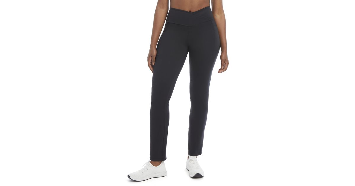 Danskin Studio Cross Waist Flare yoga pant in Black Lyst
