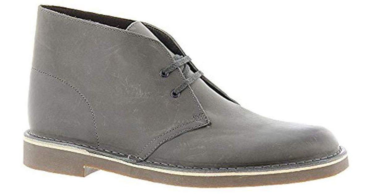 clarks bushacre grey leather