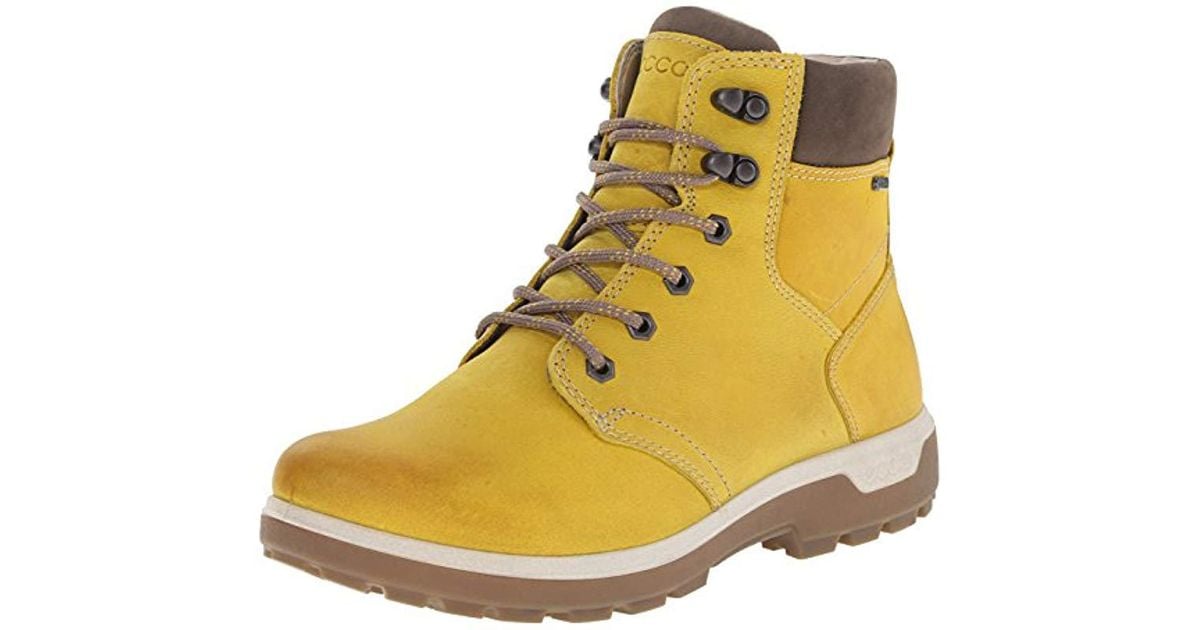 ecco boots yellow