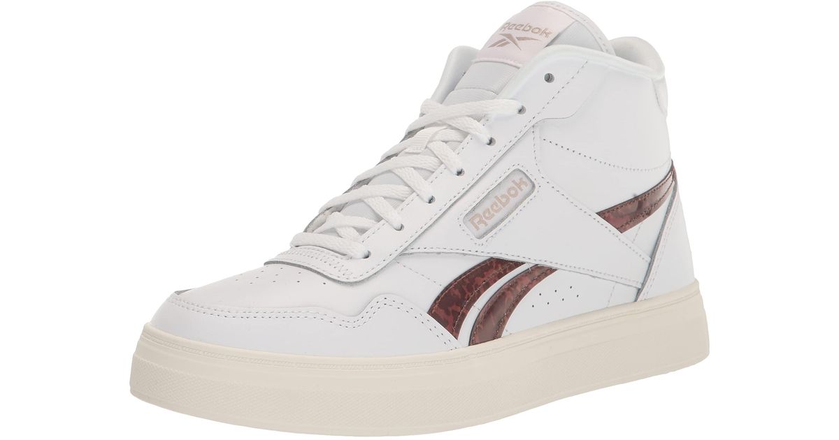 Reebok Court Advance Bold High Sneaker in White Lyst Reebok Court Advance Bold High Sneaker in White Lyst