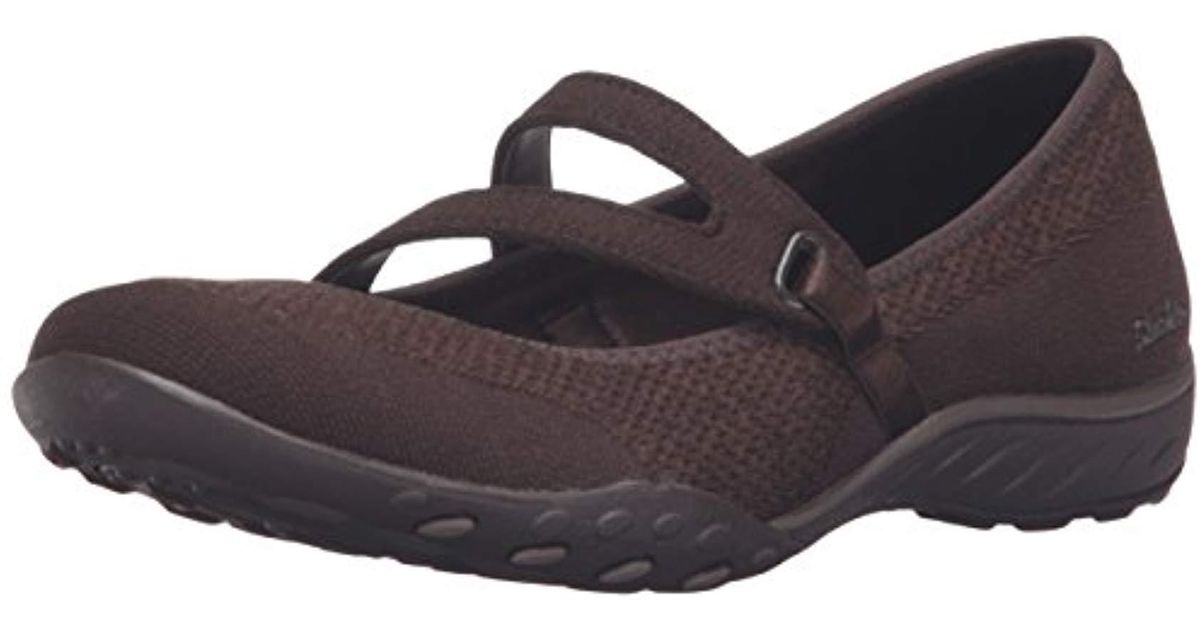 skechers sport women's breathe easy lovestory mary jane flat