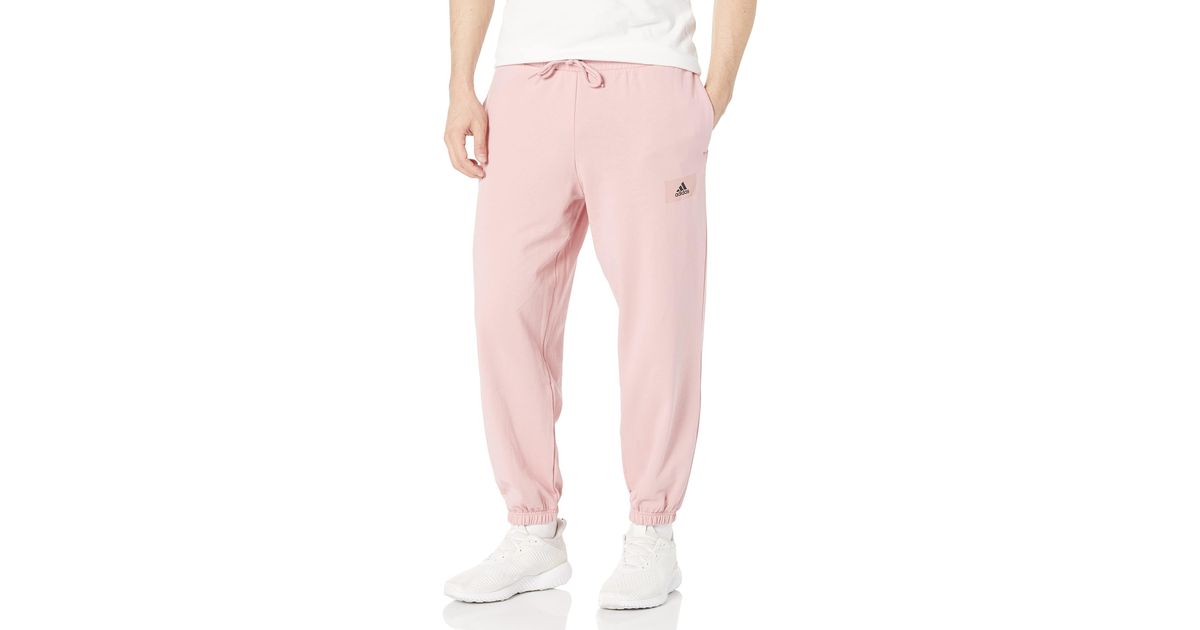 adidas Essentials FeelVivid Cotton French Terry Straight-Leg Sweat Pants - Grey | adidas India