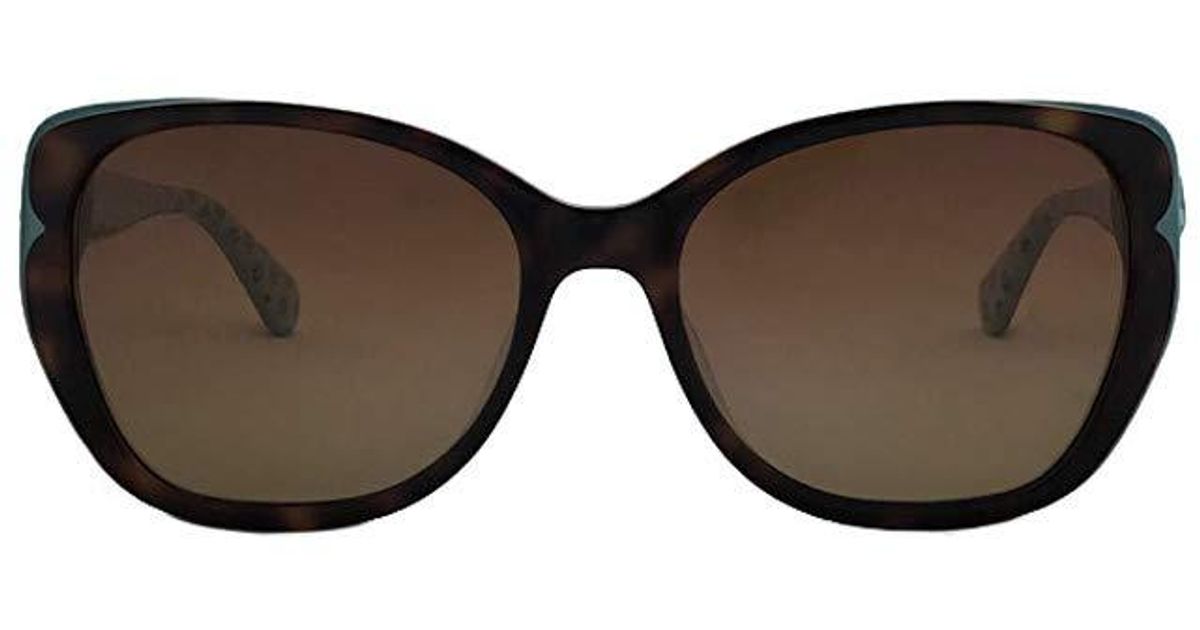 Kate Spade Augusta/g/s Polarized Square Sunglasses in Green Lyst