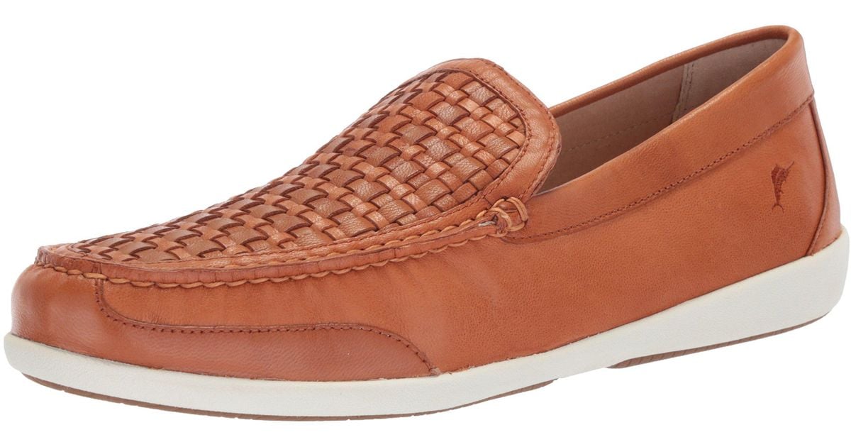 tommy bahama leather loafers