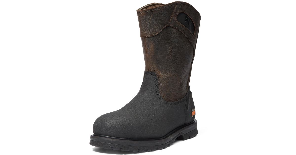 Timberland Powerwelt Pullon Steel Safety Toe Farm Ranch Work Boot in