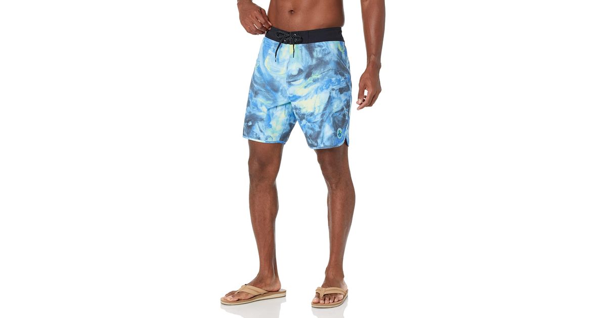 Quiksilver Ocean Scallop 18 Boardshort Swim Trunk Bathing Suit Board