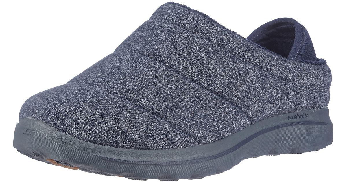 Skechers Gowalk Lounge-athletic Slipper House Shoe Outdoor Air Cooled Foam Blue for Men | Lyst