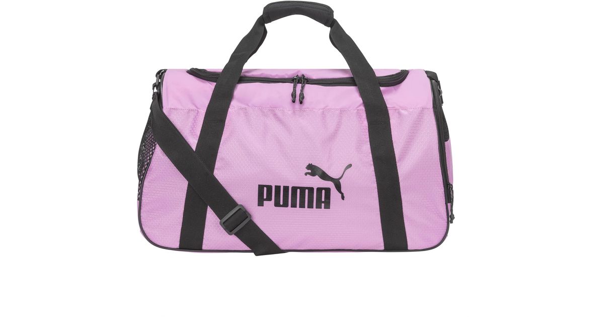 PUMA Evercat No. 1 Logo Duffel Bag in Bright Pink/Black (Pink) Lyst