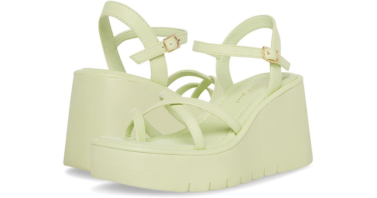 Madden Girl Vault Wedge Sandal in Green Lyst