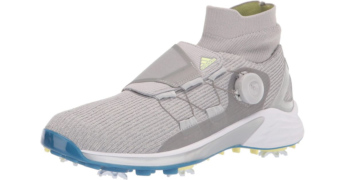 adidas Zg21 Motion Primegreen Boa Mid Cut Golf Shoes in Gray Lyst