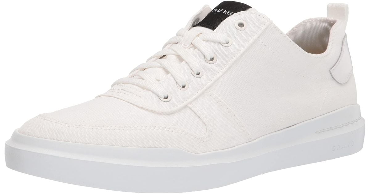 Cole Haan Mens Grandpro Rally Canvas Court Sneaker in Black for Men Lyst Cole Haan Mens Grandpro Rally Canvas Court Sneaker in Black for Men Lyst