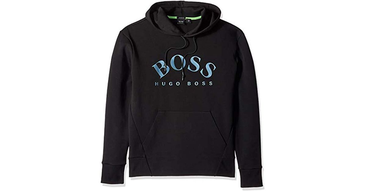 BOSS by Hugo Boss Cotton Sly Mordern Heritage Hoodie in Black for Men - Lyst
