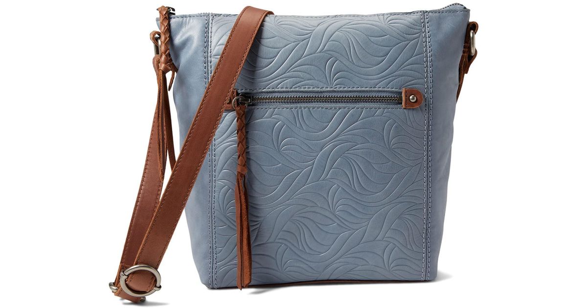 The Sak Ashland Leather Crossbody in Blue Lyst