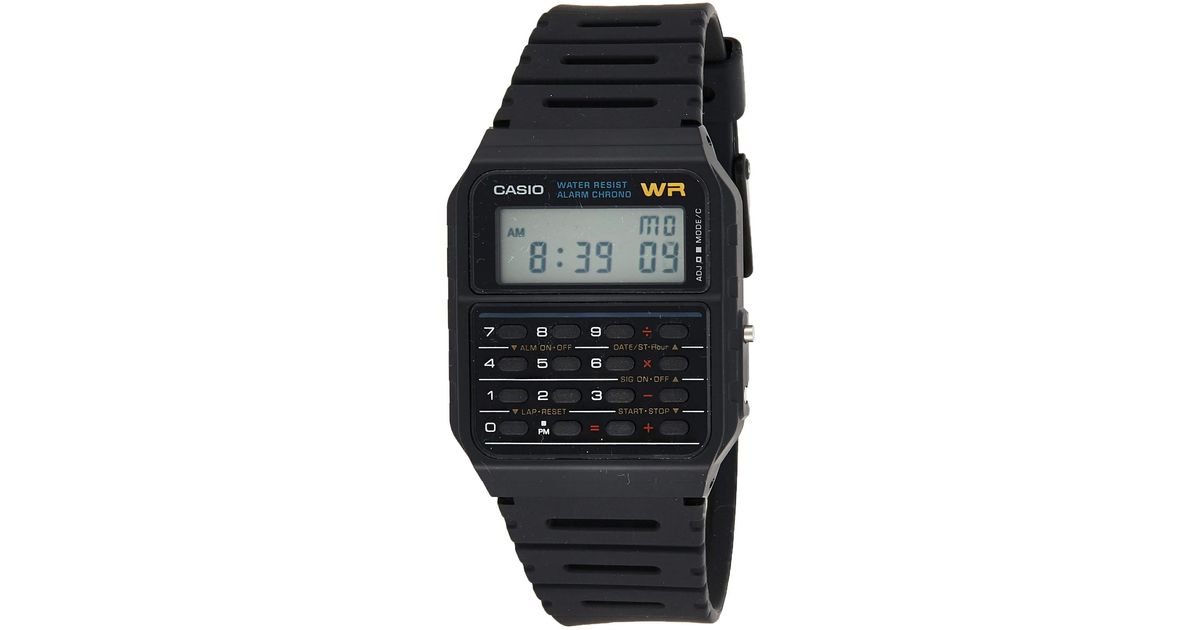 G Shock Vintage Ca53w 1 Calculator Watch In Grey Gray For Men Lyst
