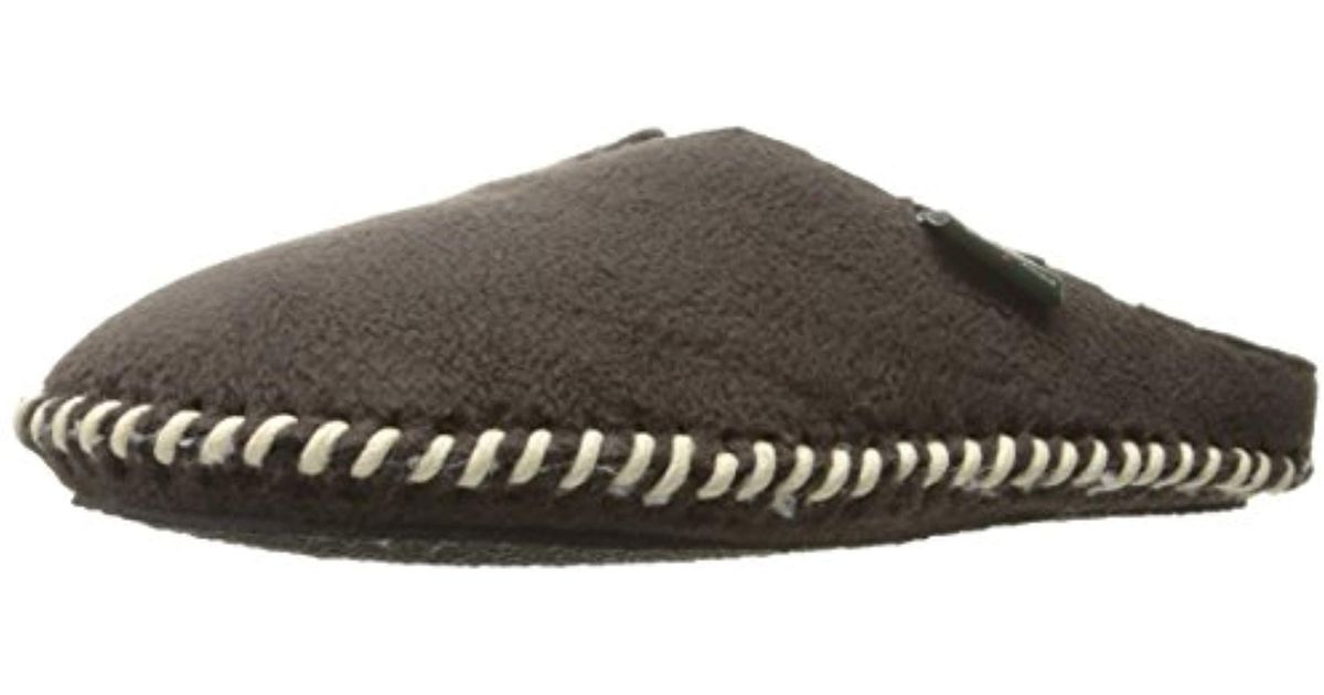 woolrich men's fleece mill scuff slipper