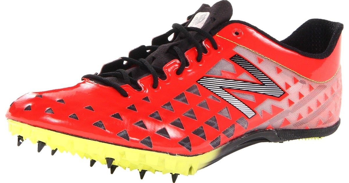 New Balance Sprint 400 V1 Spike Running Shoe in Pink/Black (Black) for