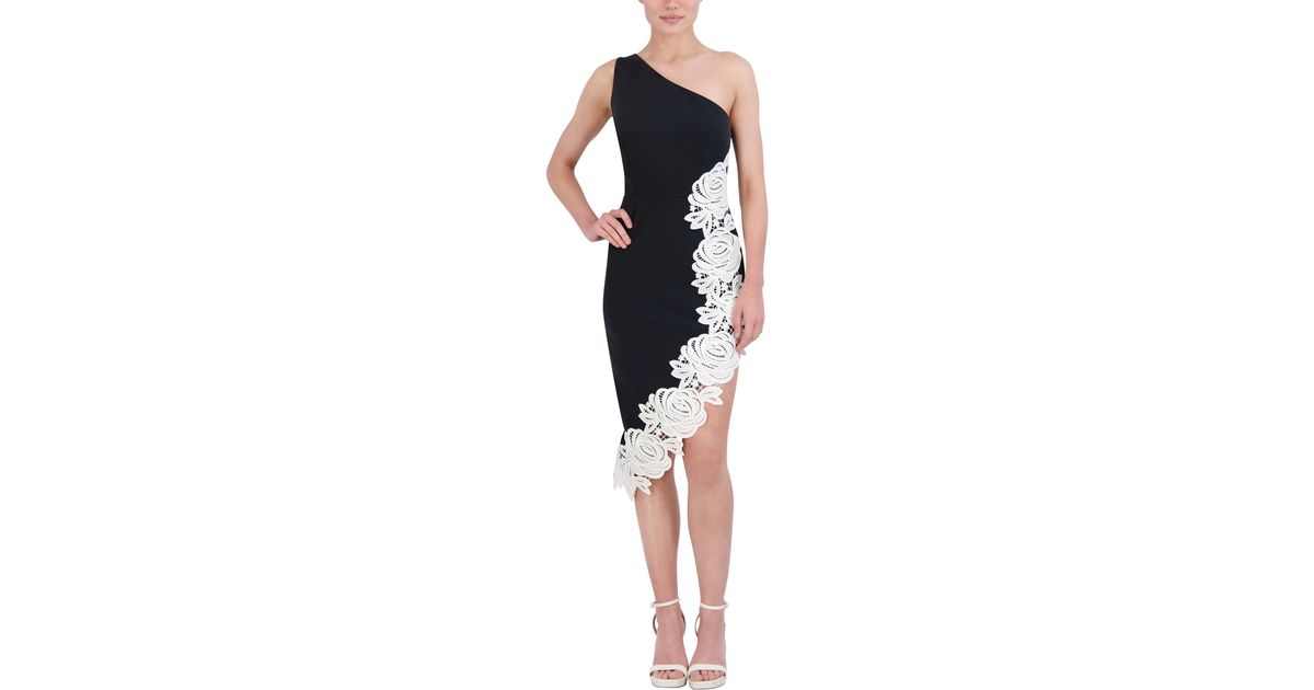 Bcbgmaxazria Dresses BCBGMAXAZRIA Asymmetrical Wrap Mini Dress BCBGMAXAZRIA  Women's - Spaghetti Strap Mini Evening Gown Asymmetrical Wrap Dress Luxury  Evening Gowns