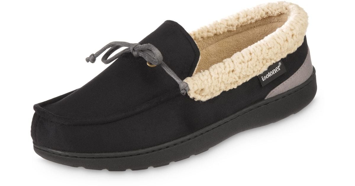 isotoner moccasin slippers