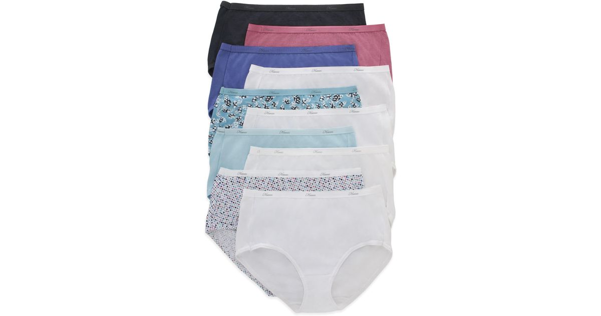 Hanes Panties Pack in Blue Lyst