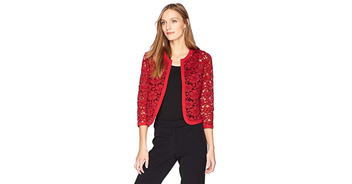 anne klein lace cardigan