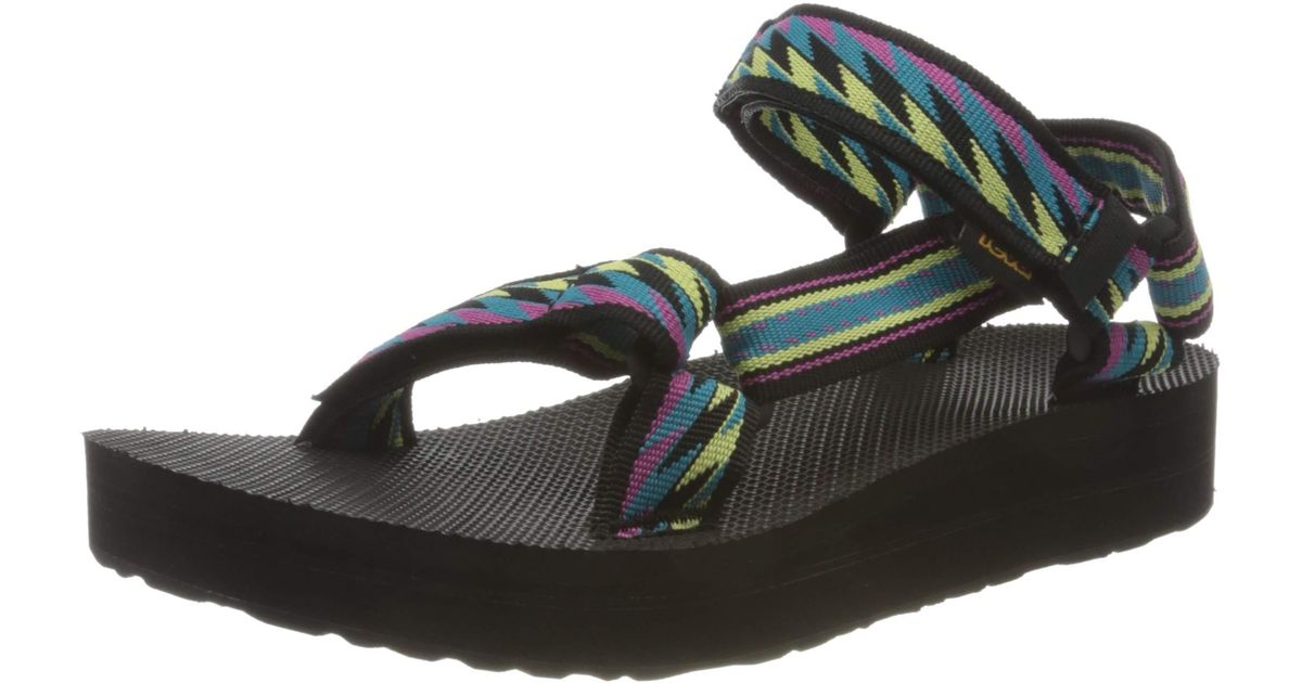 Teva Midform Universal Sandal in Black | Lyst