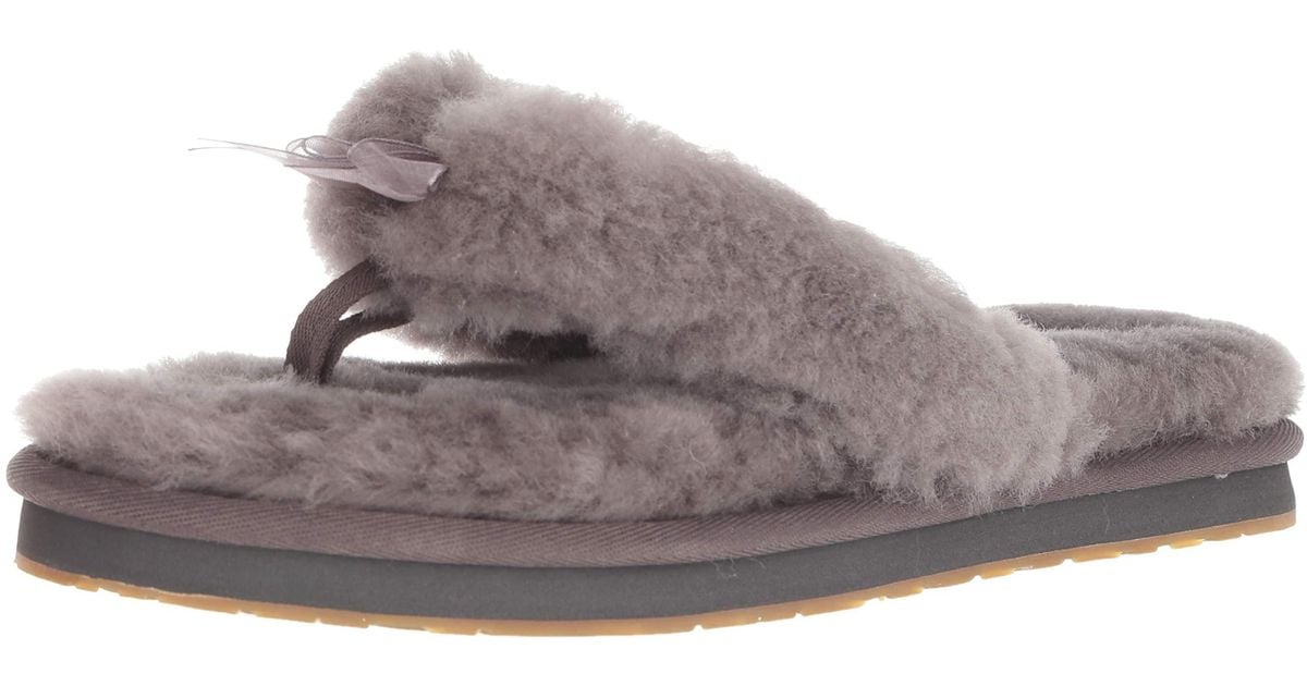 ugg fluff flip flops