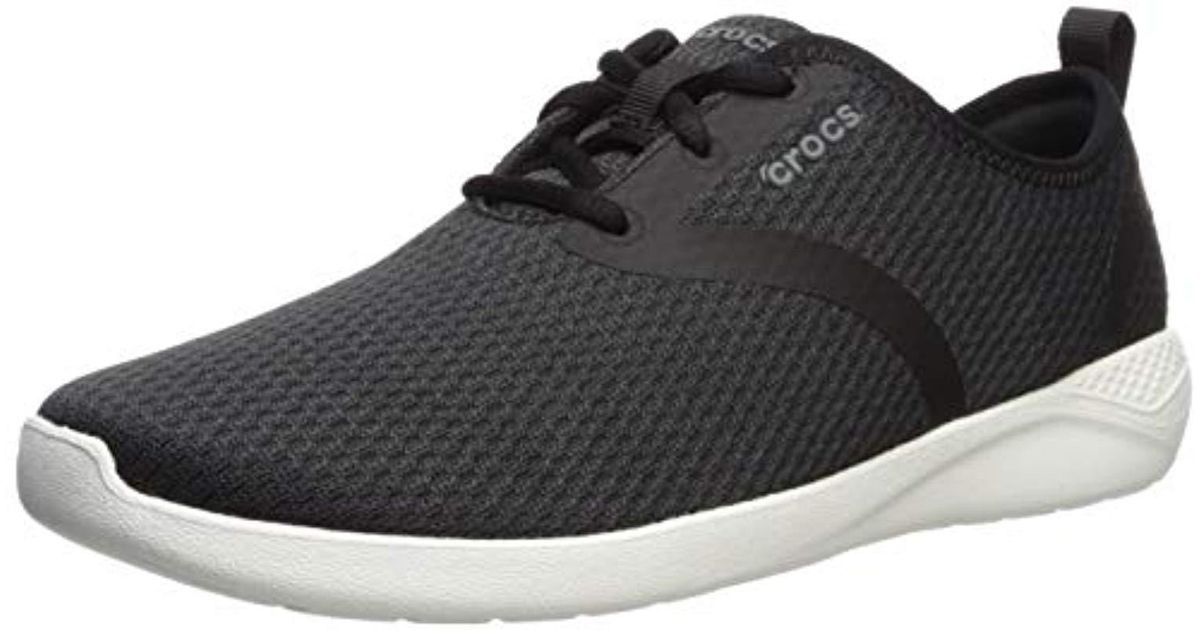 crocs mesh lace