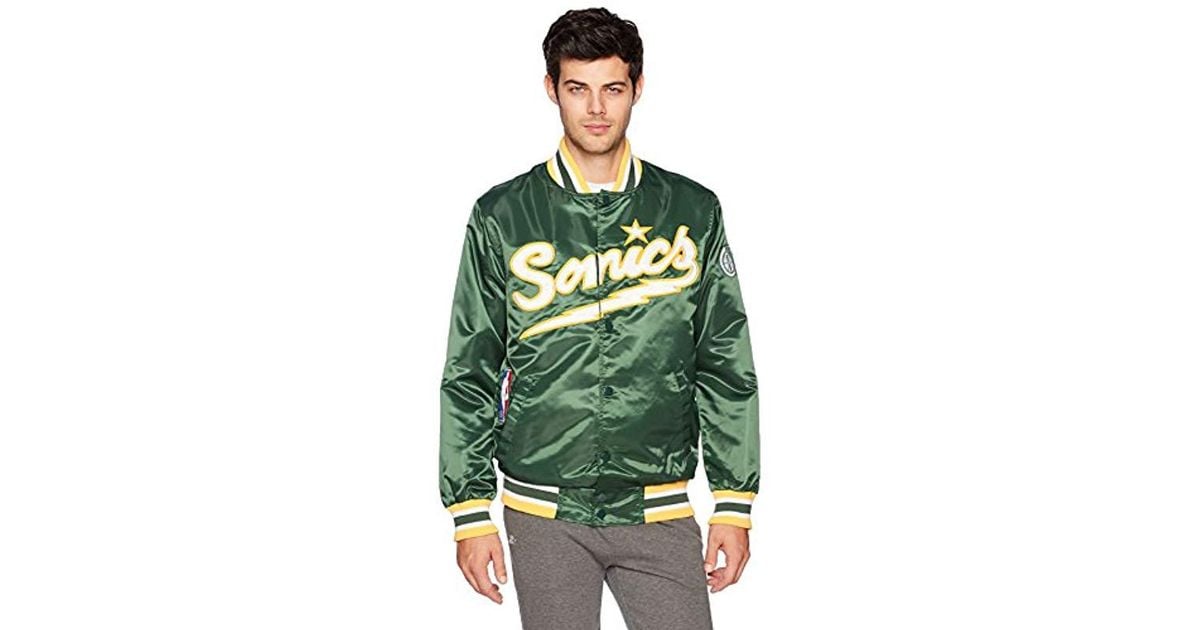 Starter Nba Seattle Sonics Jacket, Amazon Exclusive in Green for 