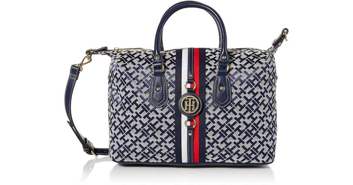 Tommy Hilfiger Jaden Satchel Crossbody Bag in Blue Lyst