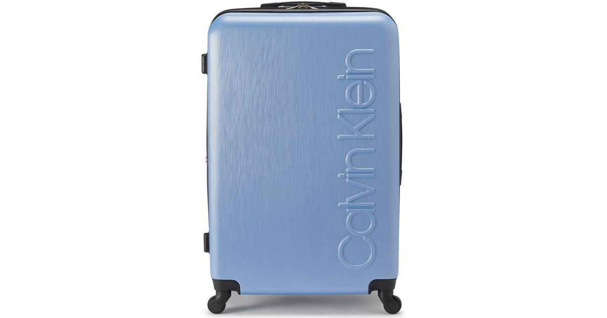 Calvin Klein Hard Side Upright Luggage Spinner Light Weight Suitcase in