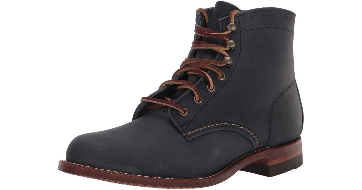 Wolverine Leather 1000 Mile Original Fashion Boot in Navy (Blue) for
