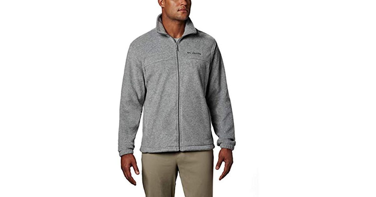 Columbia Fleece Jacket in Light Grey Heather (Gray) for Men Lyst