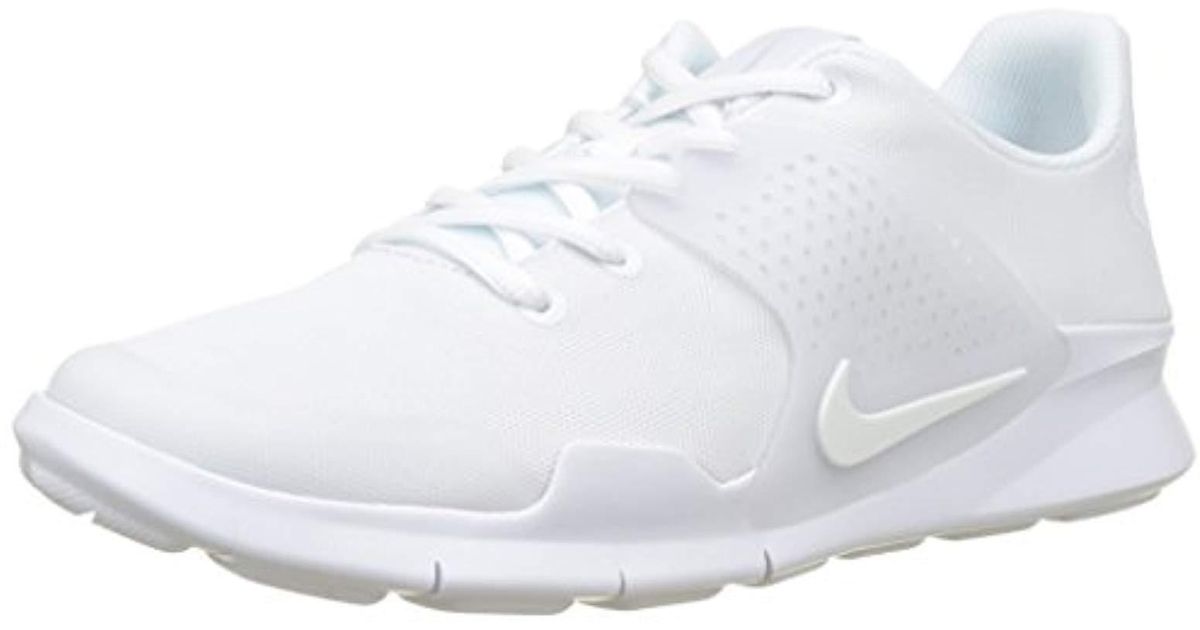 Nike Arrowz Sneaker in White/White 