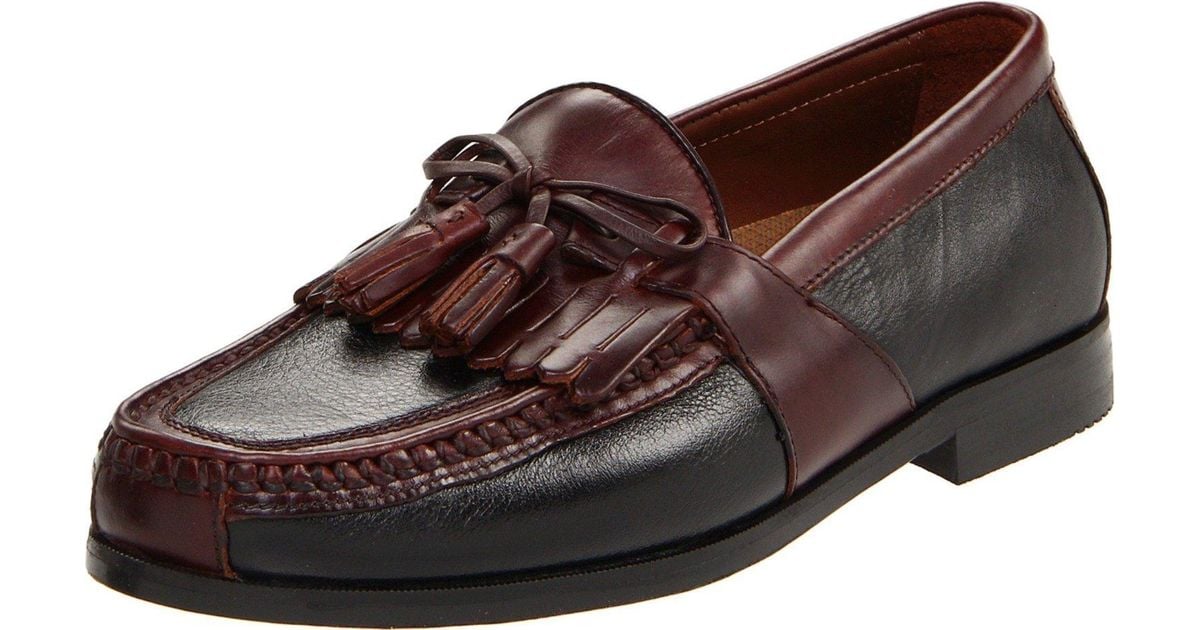 Johnston & Murphy Leather Aragon Ii Slipon Loafer,black/brown,11 M for