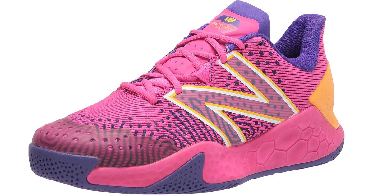 New Balance Fresh Foam X Lav V2 Hard Court Tennis Shoe in Pink Lyst