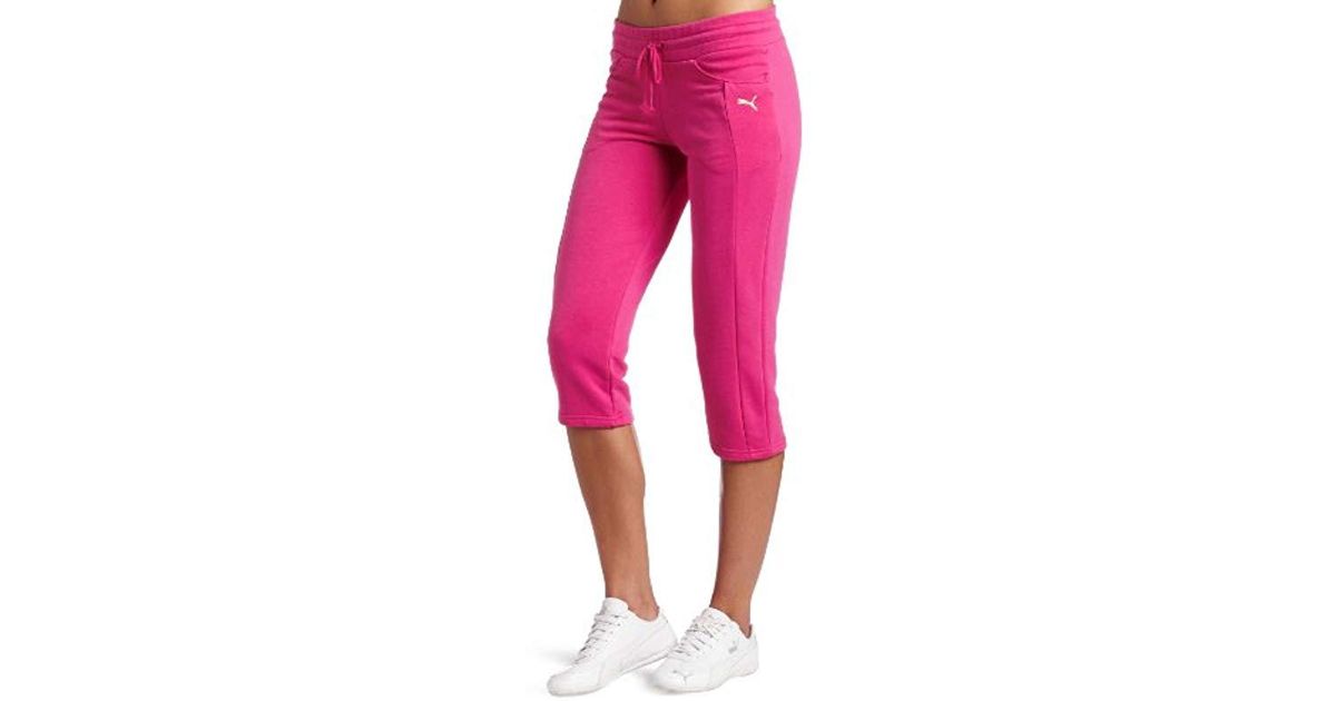 puma capri sweatpants