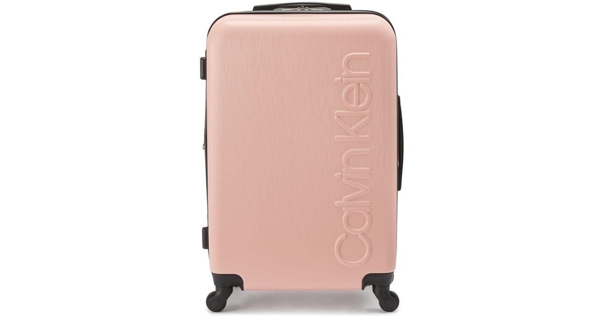 Amazon Light Pink Luggage Amazon Calvin Klein Luggage Hardside