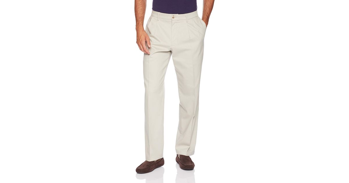 Dockers Relaxed Fit Signature Khaki Lux Cotton Stretch Pants-pleated D4 ...